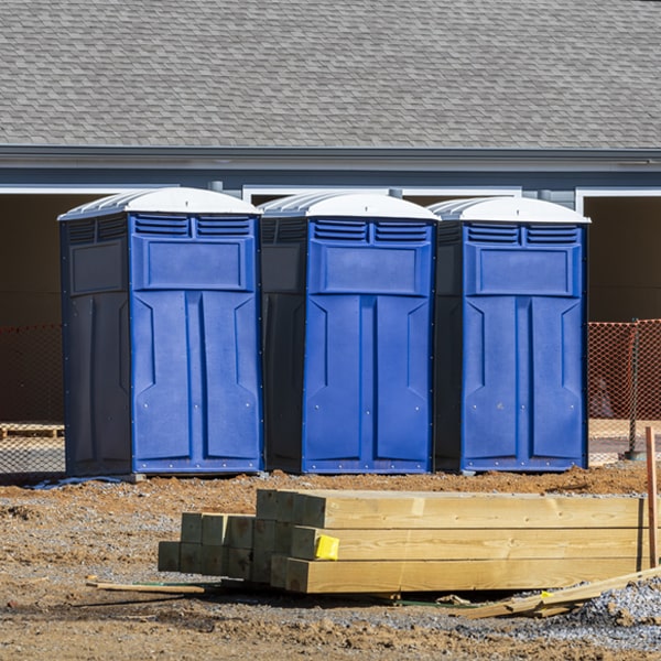 what is the expected delivery and pickup timeframe for the porta potties in Roseville PA